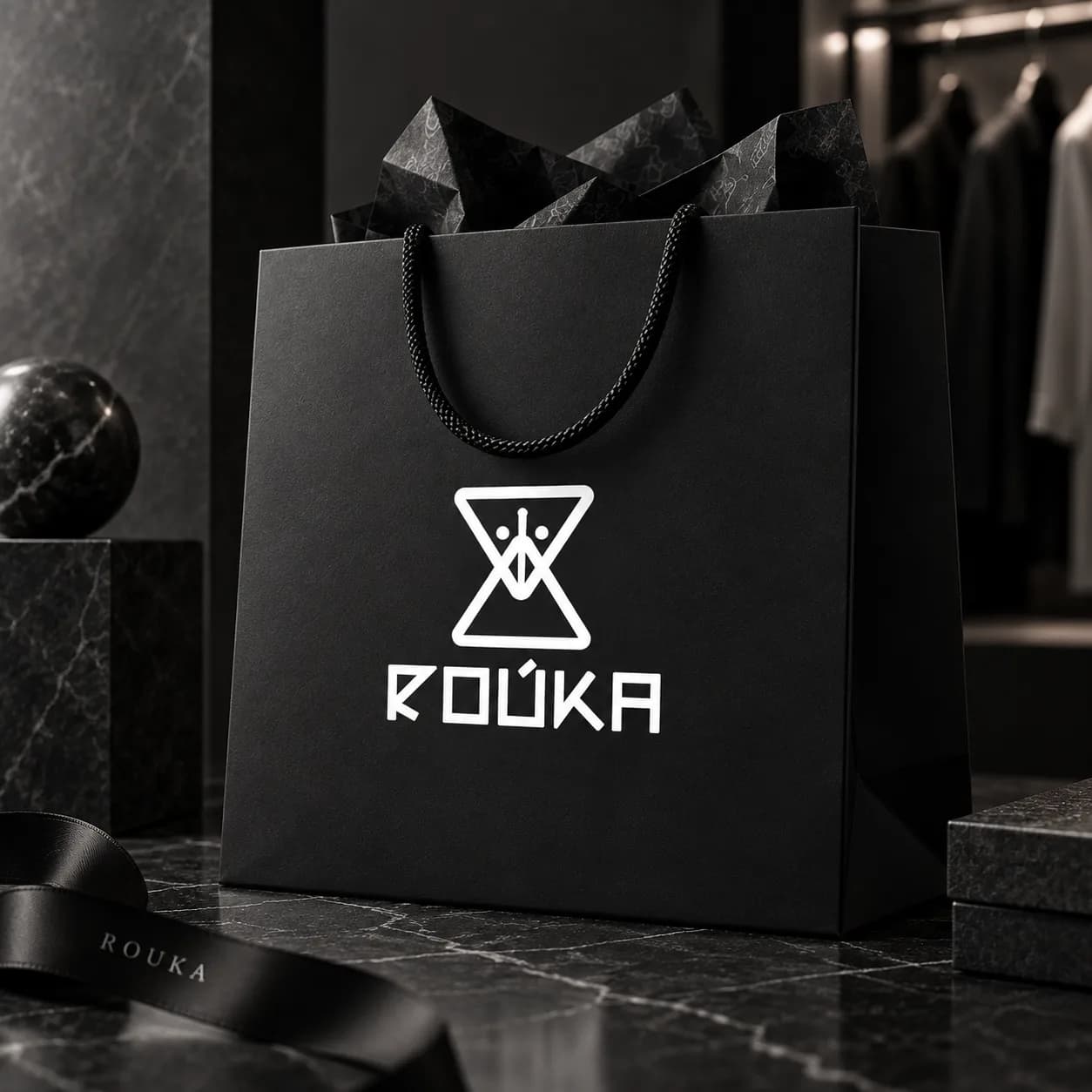 ROUKA Logomark and Identity